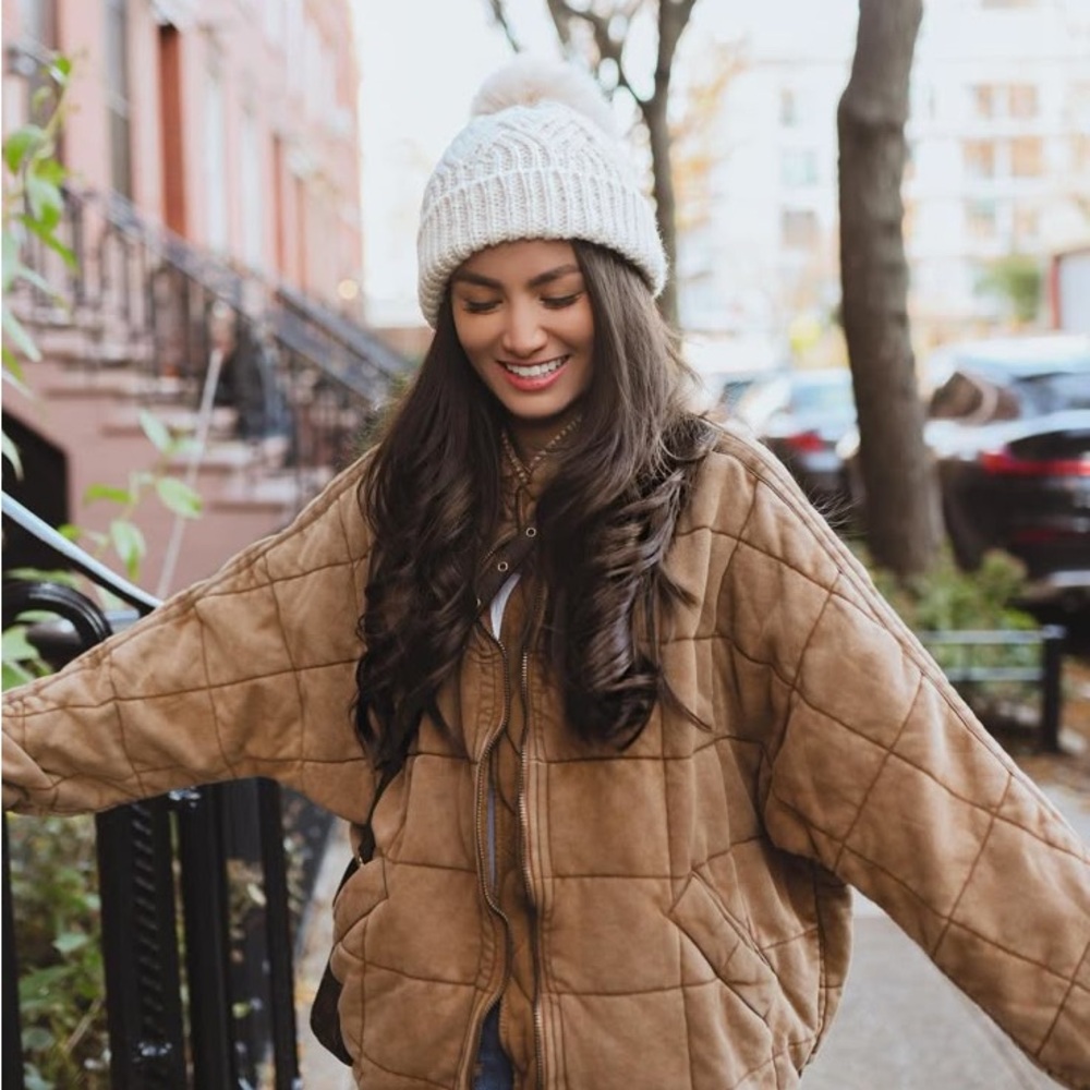 Free people dolman quilted jacket